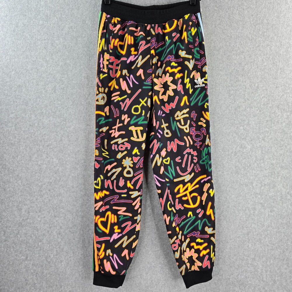 Adidas X Kris Andrews Pants Mens Small Love Unites AOP Track Joggers